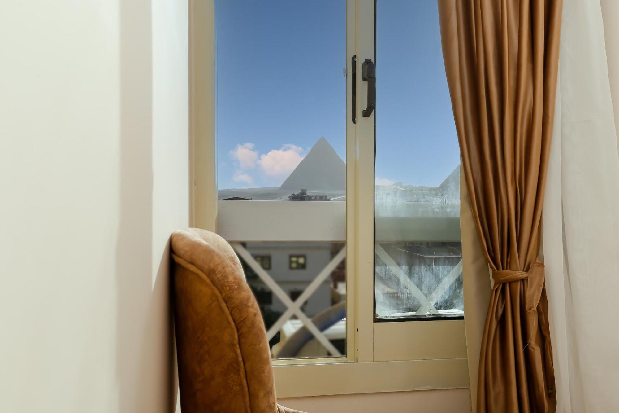 Horizon Pyramid View Inn Kafret el-Gabal Buitenkant foto