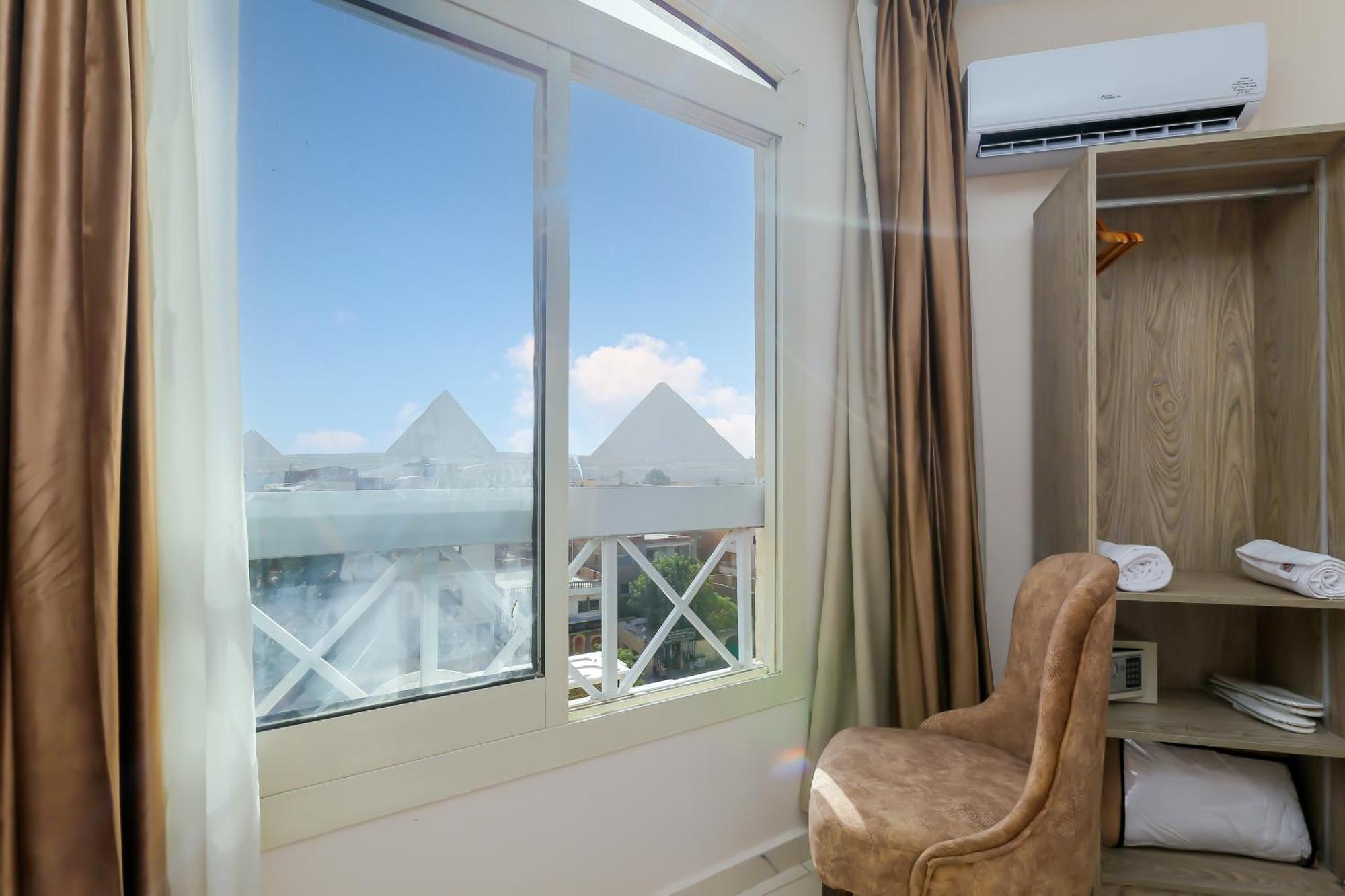 Horizon Pyramid View Inn Kafret el-Gabal Buitenkant foto